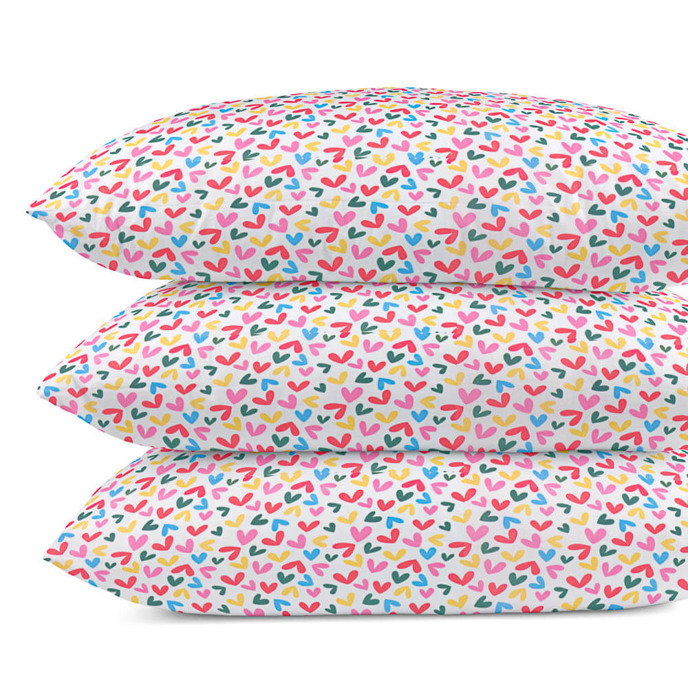 Popeline Coton Beaucoup Coeurs - Ribes y Casals