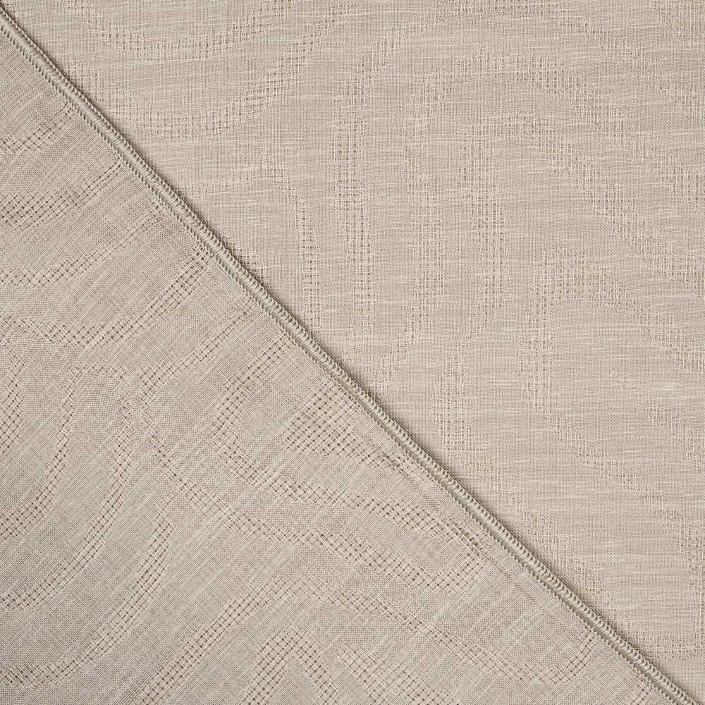 Rideau Géométrique Jacquard Beige - Ribes y Casals