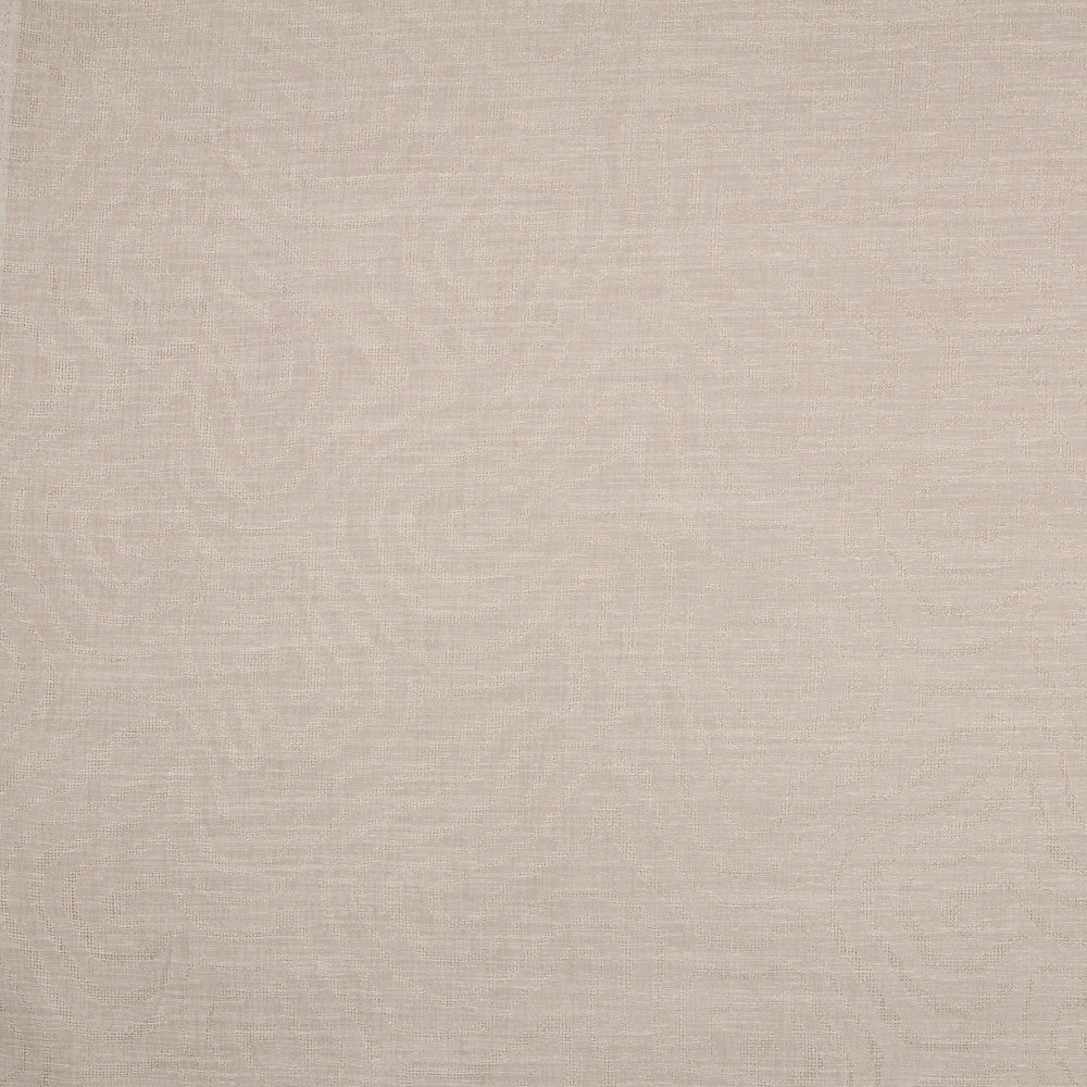 Rideau Géométrique Jacquard Beige - Ribes y Casals