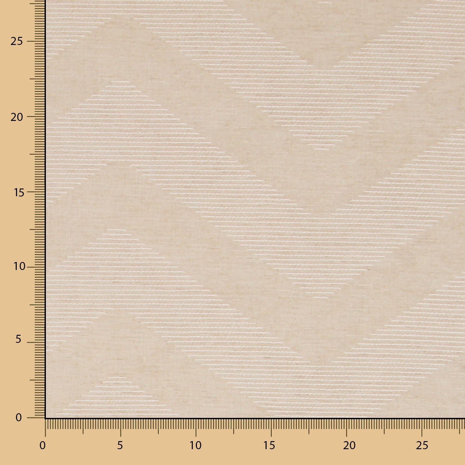 Rideau Zigzag Beige - Ribes y Casals