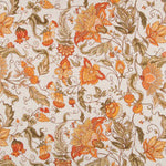 Tissu Rideau Rustique Crétonne Orange - Ribes y Casals