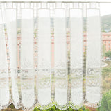 Rideau Mi-Fenêtre Vagues Brodées 60cm - Ribes y Casals