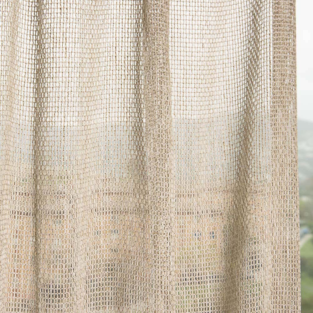 Rideau Filet Beige Fils - Ribes y Casals
