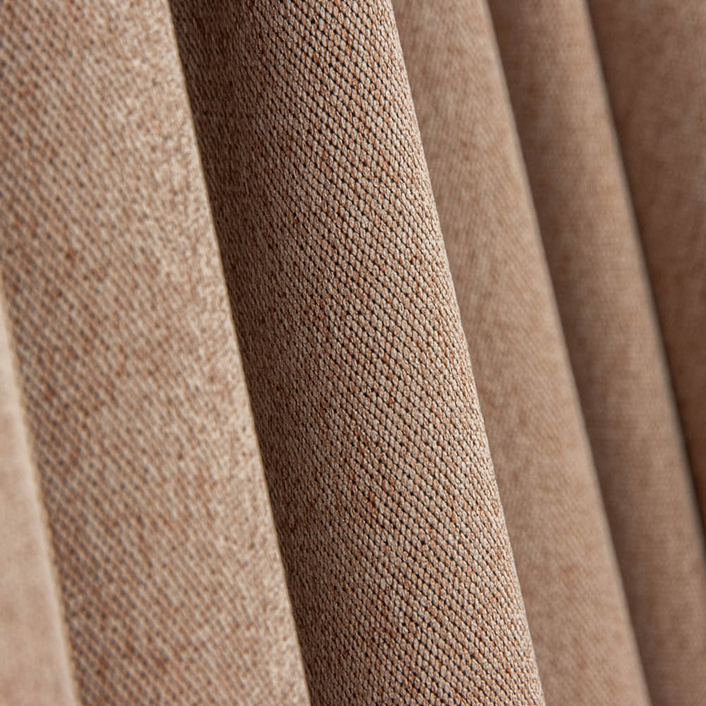 Retal Cortina Dim Out Reversible Rosa Maquillaje 180x300 cm - Ribes y Casals