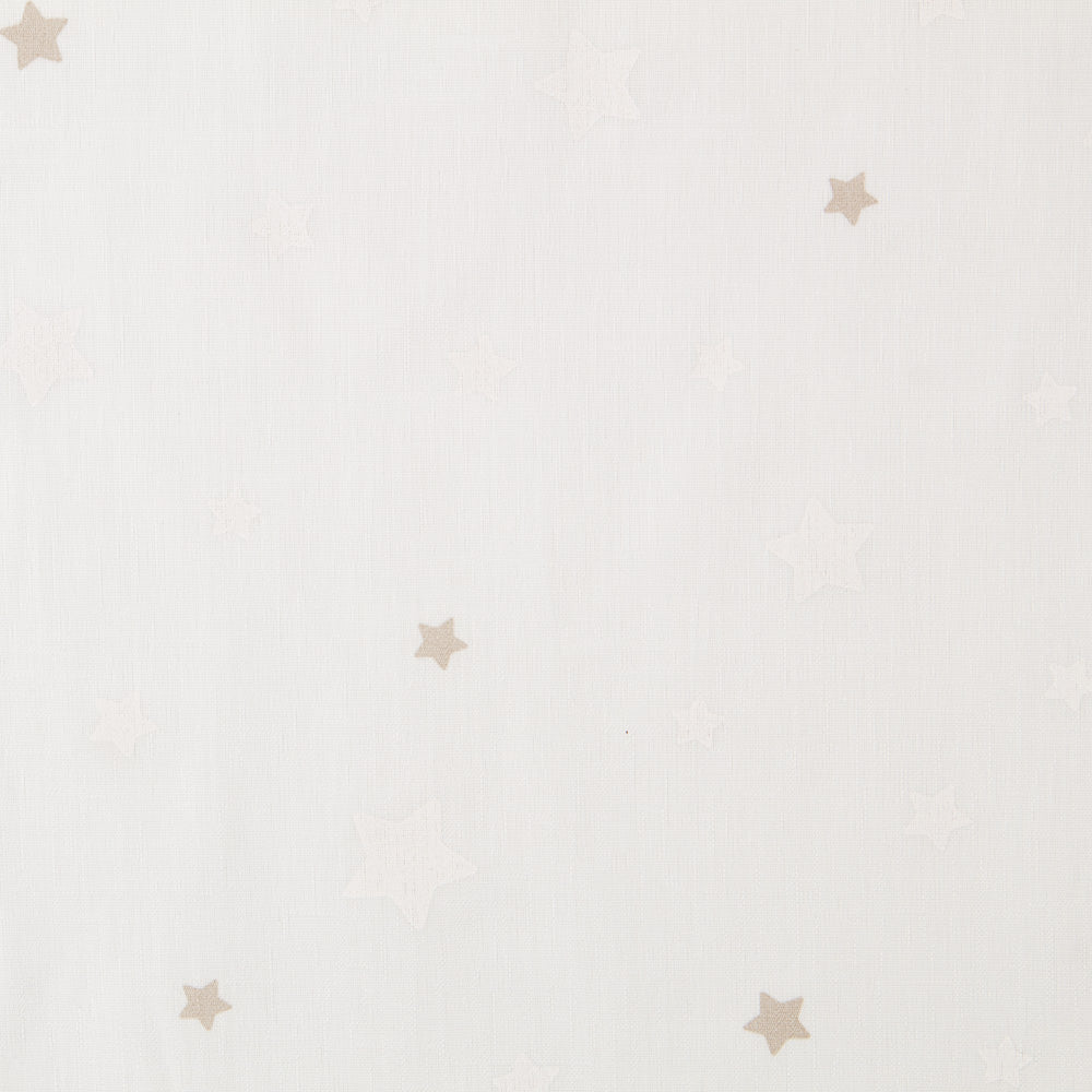 Voilage Polyester Étoiles Blanc - Ribes y Casals