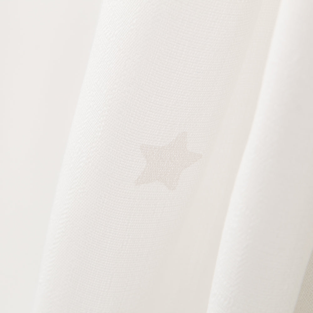 Voilage Polyester Étoiles Blanc - Ribes y Casals