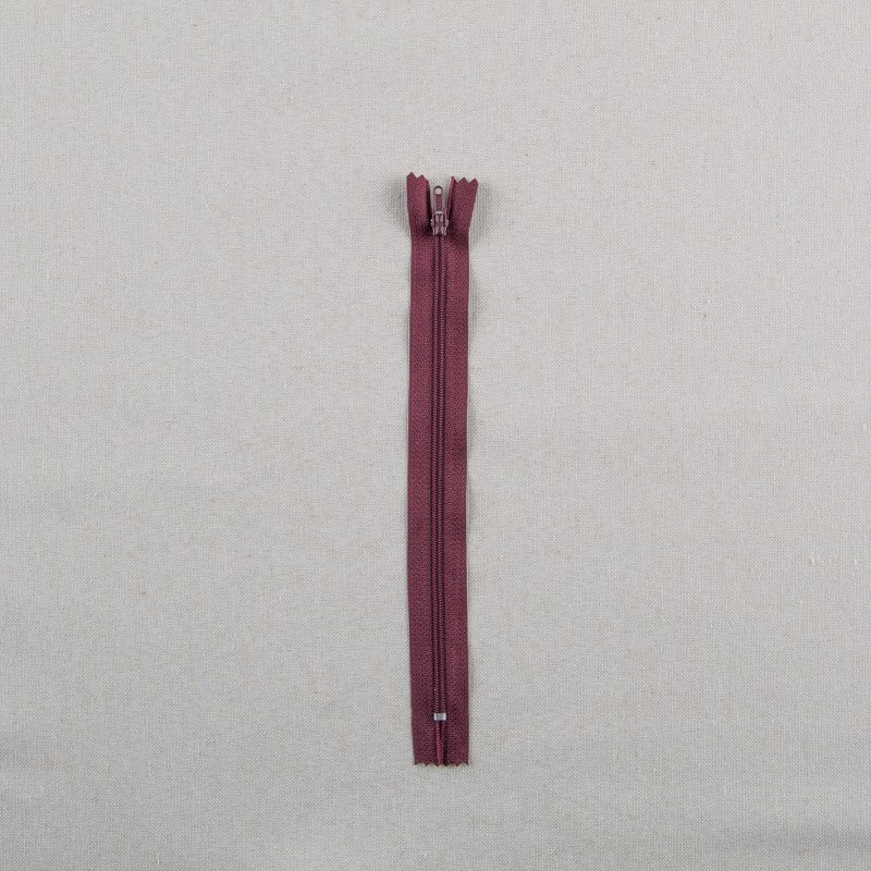Fermeture-Éclair Nylon Grenat 22cm - Ribes y Casals