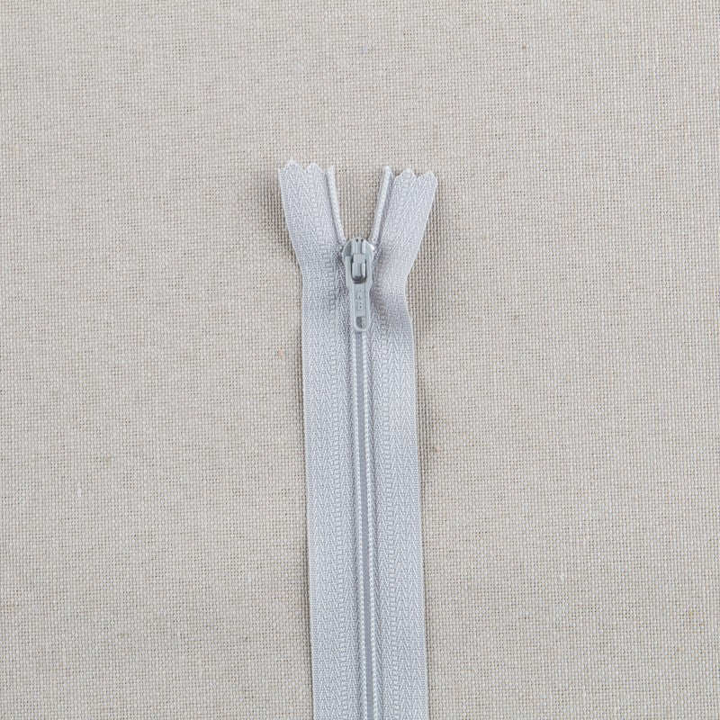Fermeture-Éclair Nylon Gris Clair 22cm - Ribes y Casals