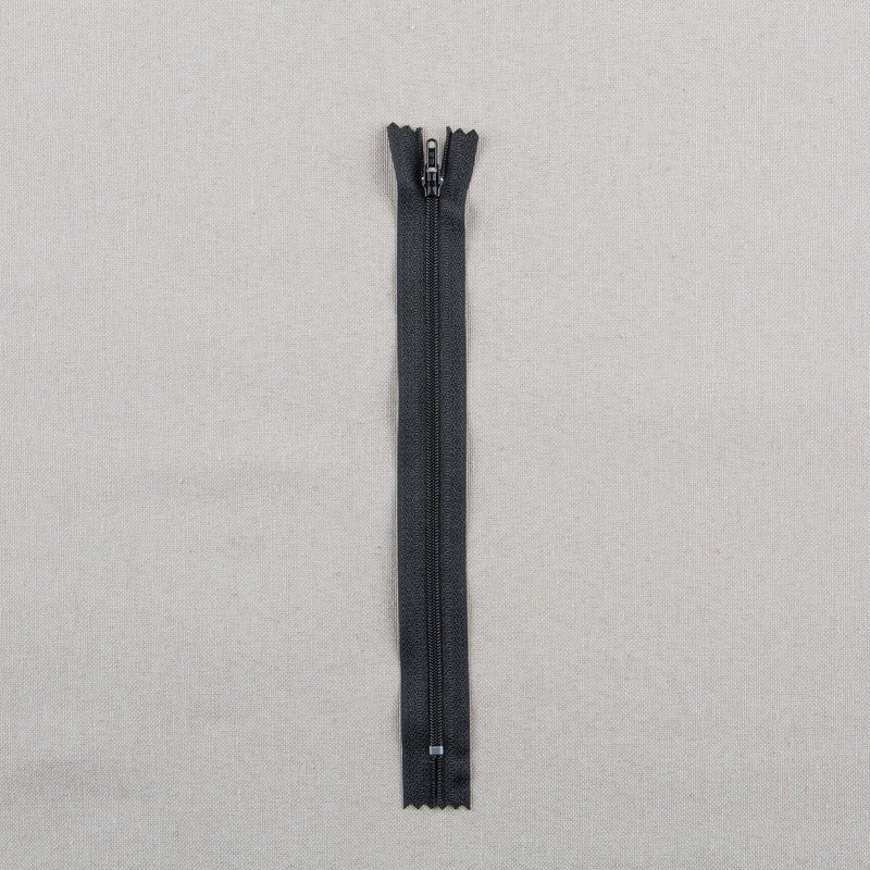 Fermeture-Éclair Nylon  Gris Antracite 22cm - Ribes y Casals