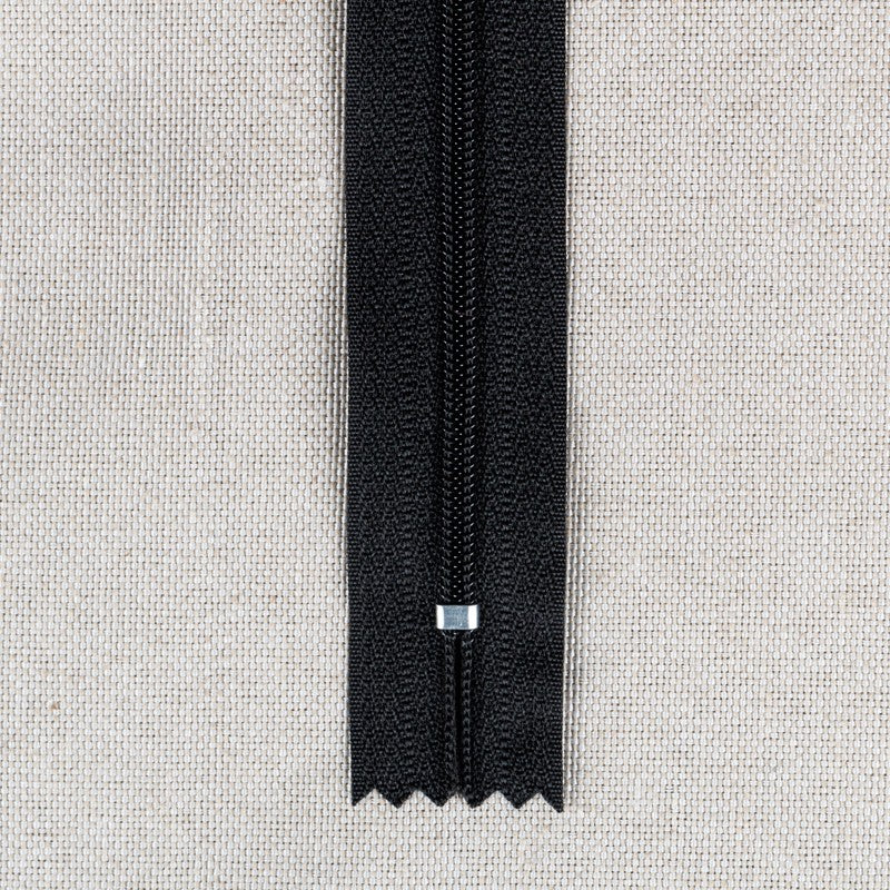 Fermeture-Éclair Nylon Noir 30cm - Ribes y Casals