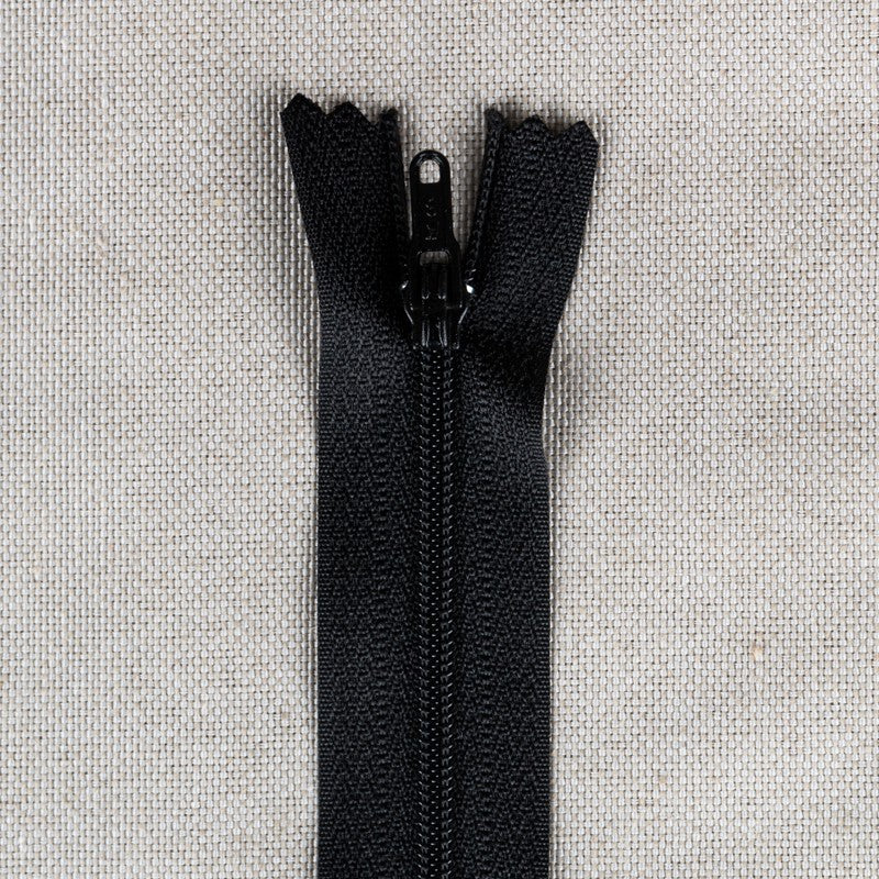 Fermeture-Éclair Nylon Noir 30cm - Ribes y Casals