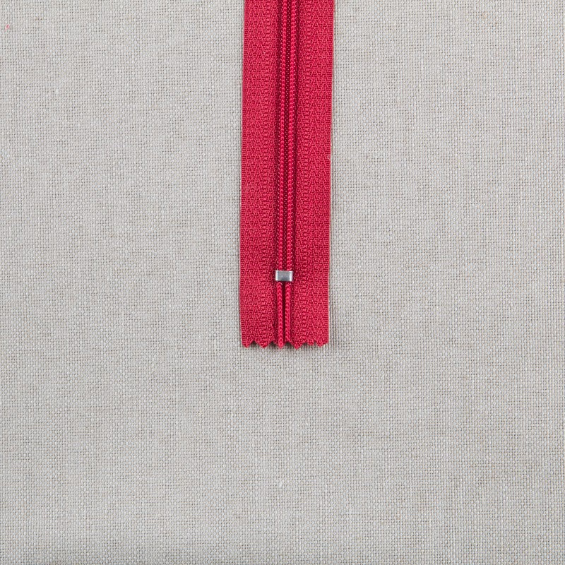Fermeture-Éclair Nylon Rouge 22cm - Ribes y Casals