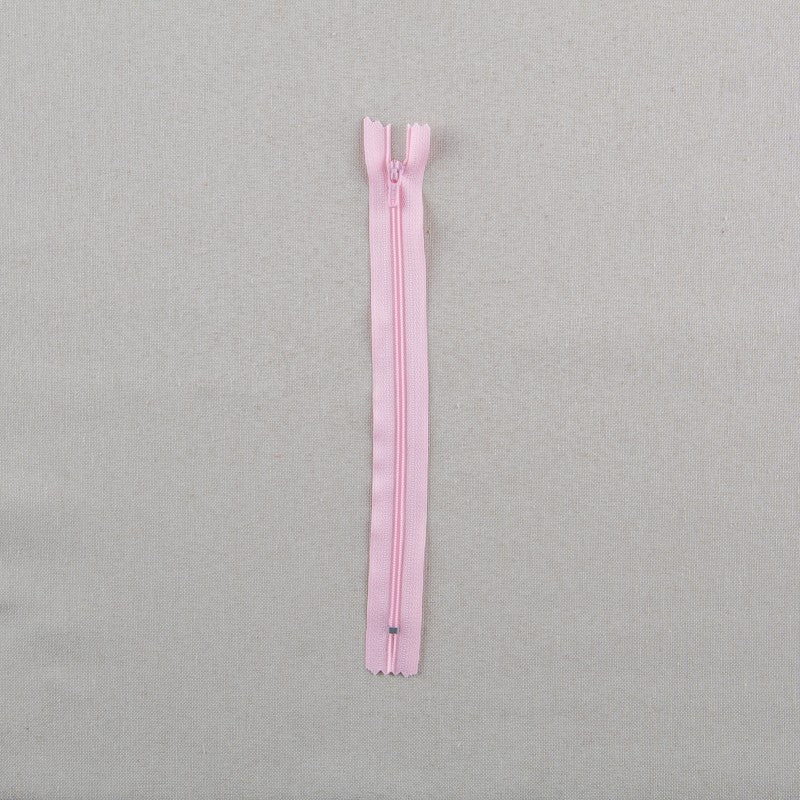 Fermeture-Éclair Nylon Rose 25cm - Ribes y Casals