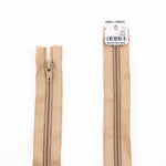 Fermeture Éclair Non Séparable Nylon Marron Maille 5 - Ribes y Casals