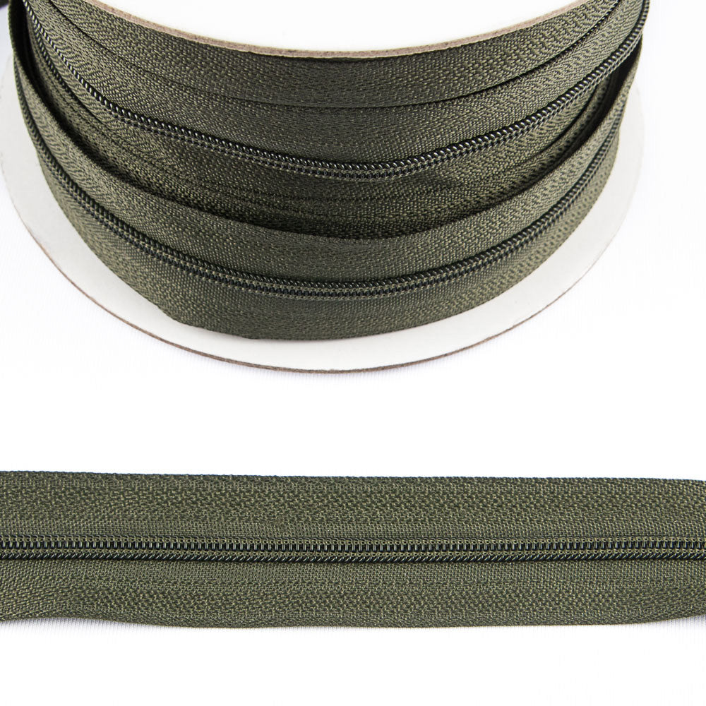 Fermeture continu 3 Vert kaki - Ribes y Casals