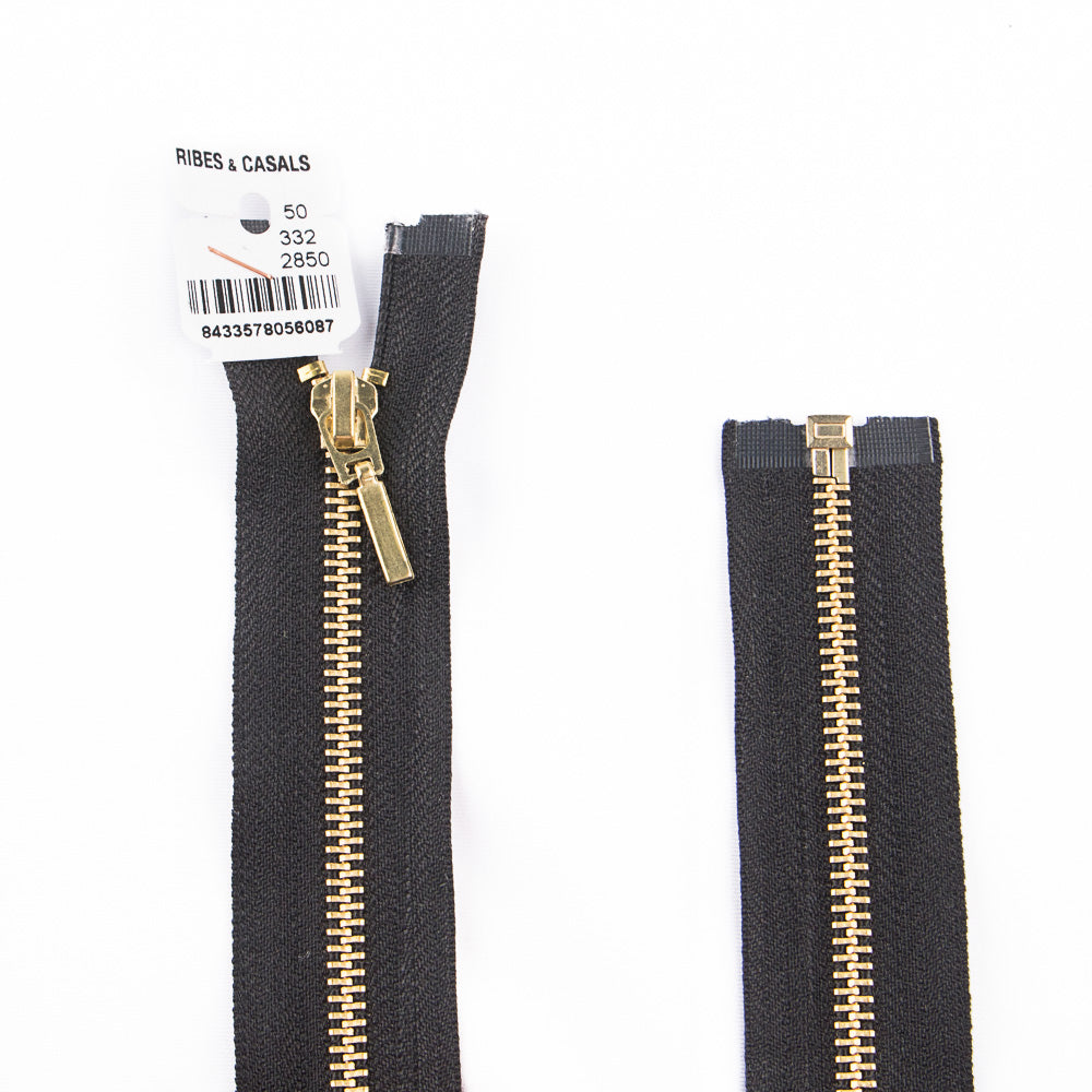 Fermeture Éclair Métal Doré - Ribes y Casals