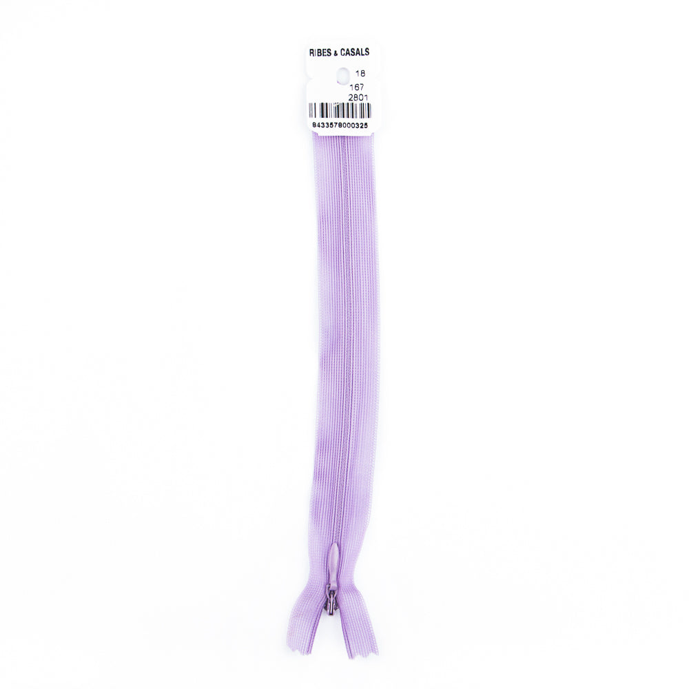 Fermeture Éclair Invisible 2801 Lilas - Ribes y Casals
