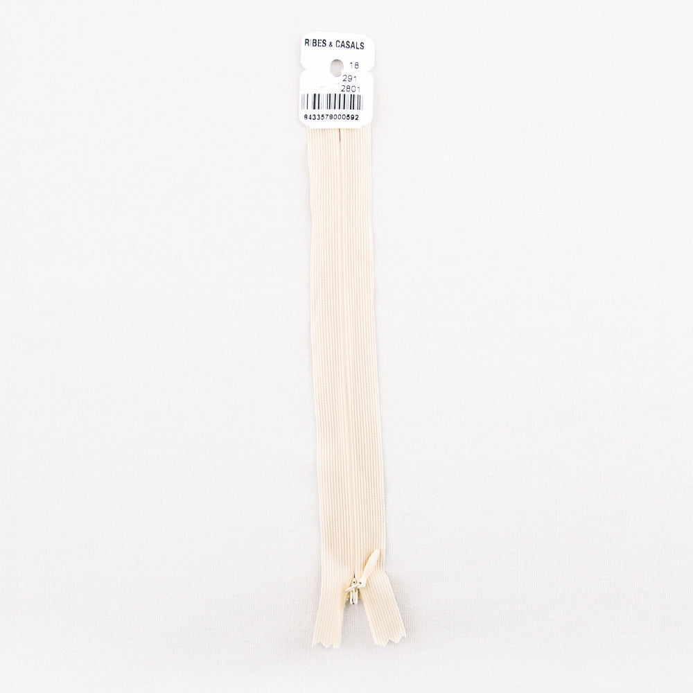 Fermeture Éclair Invisible 2801 Nude - Ribes y Casals