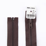 Cremallera Inyectada 2821 Marrón Oscuro - Ribes y Casals
