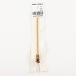 Fermeture Éclair Métal 3 Maille Ecru - Ribes y Casals