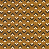 Crêpe De Chine Géométrique Marron - Ribes y Casals