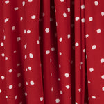 Crêpe De Chine Pois Rouges - Ribes y Casals