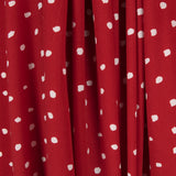Crêpe De Chine Pois Rouges - Ribes y Casals