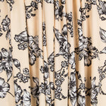 Crêpe Imprimé Floral Saumon - Ribes y Casals