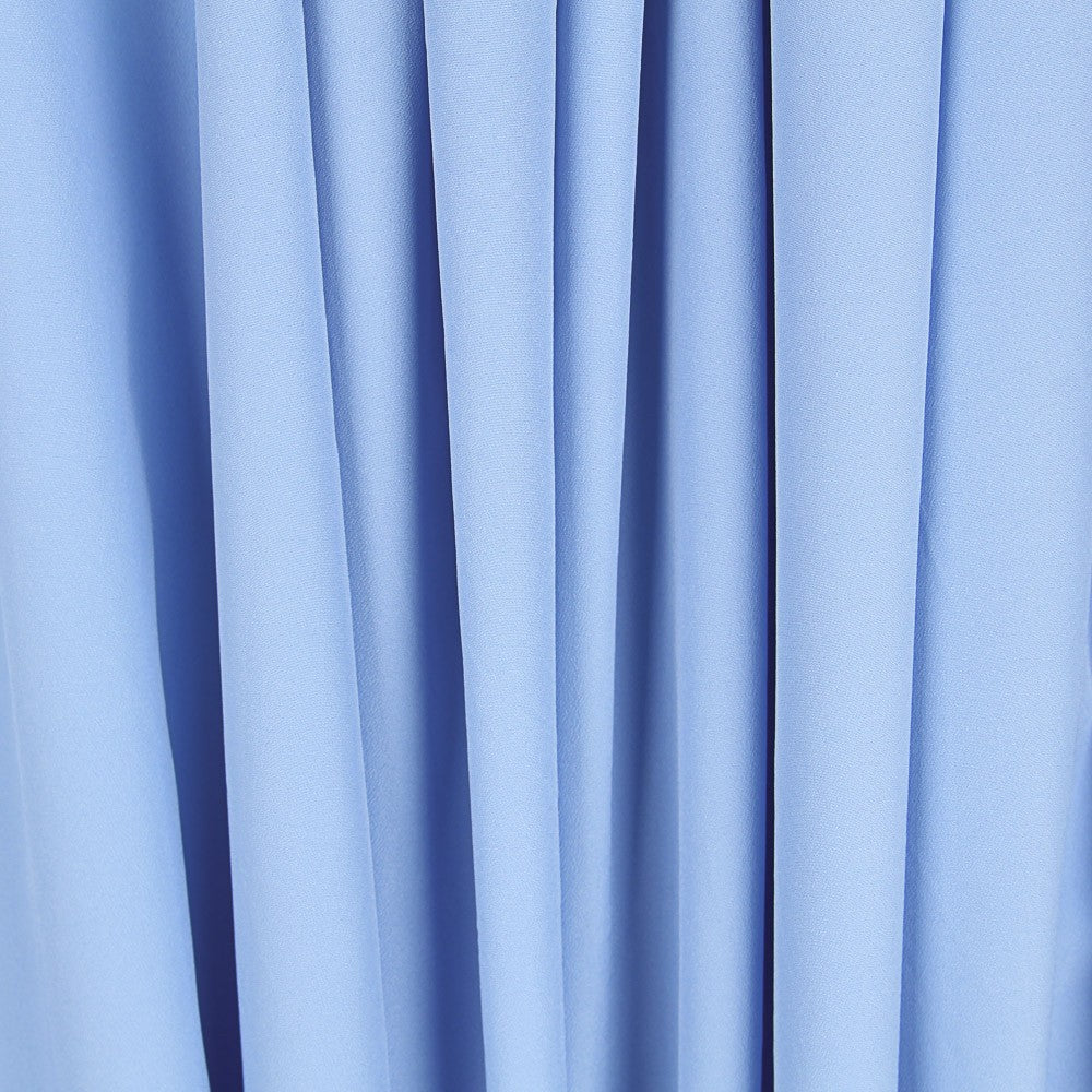 Crêpe Polyester Fin Bleu Porcelaine - Ribes y Casals