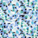 Jersey Polyester Abstrait Bleu - Ribes y Casals