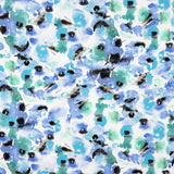 Jersey Polyester Abstrait Bleu - Ribes y Casals