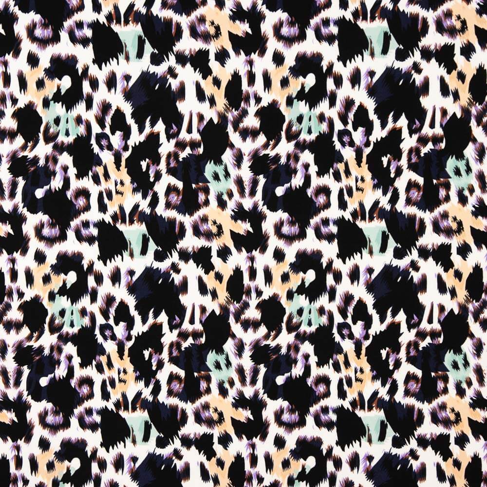 Jersey Crêpe Moucheté Animal - Ribes y Casals