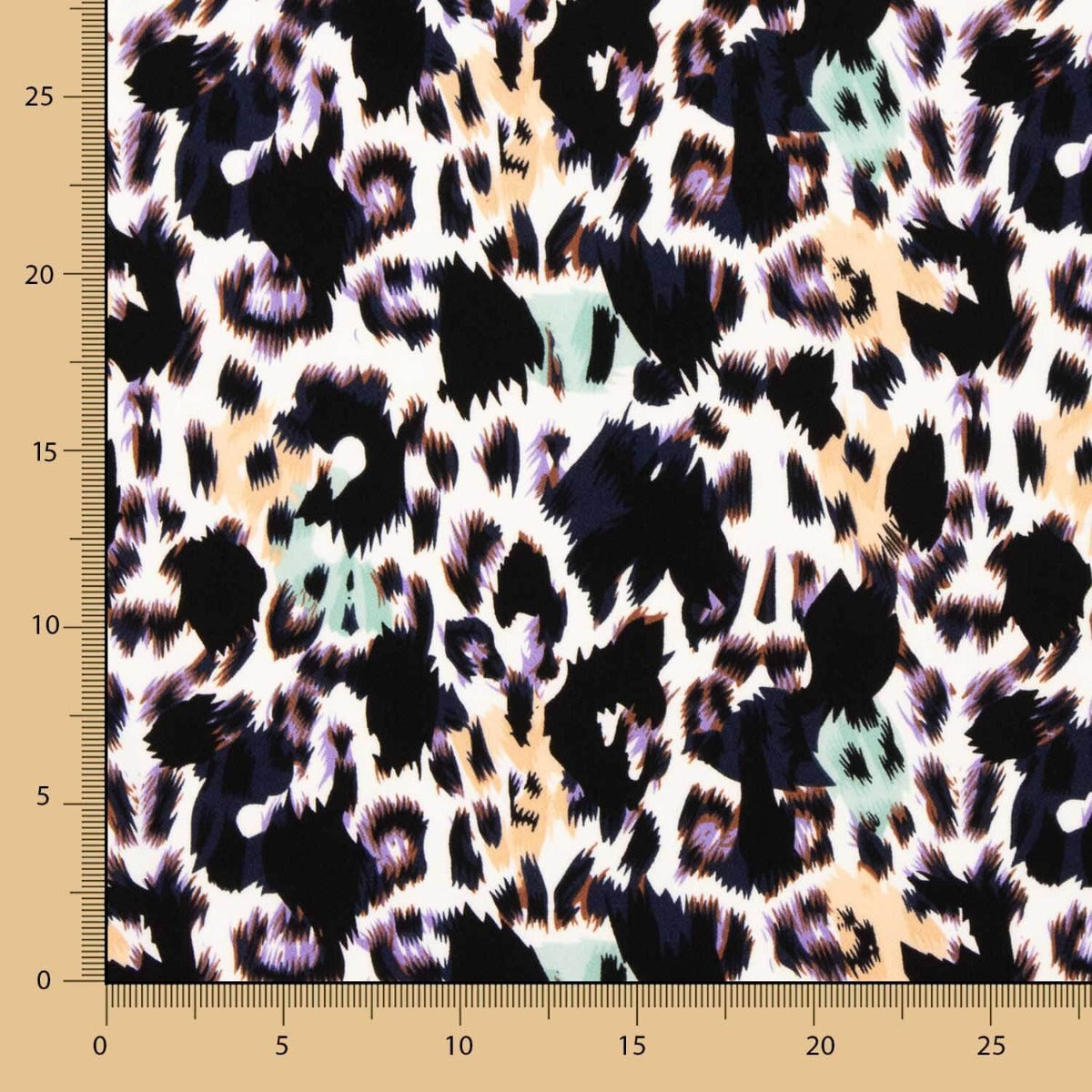 Jersey Crêpe Moucheté Animal - Ribes y Casals