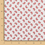 Crêpe Polyester Mini Cachemire Blanc - Ribes y Casals