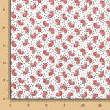 Crêpe Polyester Mini Cachemire Blanc - Ribes y Casals