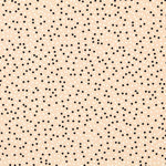 Crêpe Polyester Multi Pois Sable - Ribes y Casals