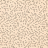 Crêpe Polyester Multi Pois Sable - Ribes y Casals