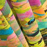 Crêpe Polyester Peinture Vert - Ribes y Casals