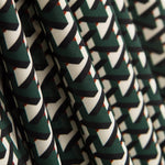 Crêpe Polyester Trigonometric Vert - Ribes y Casals