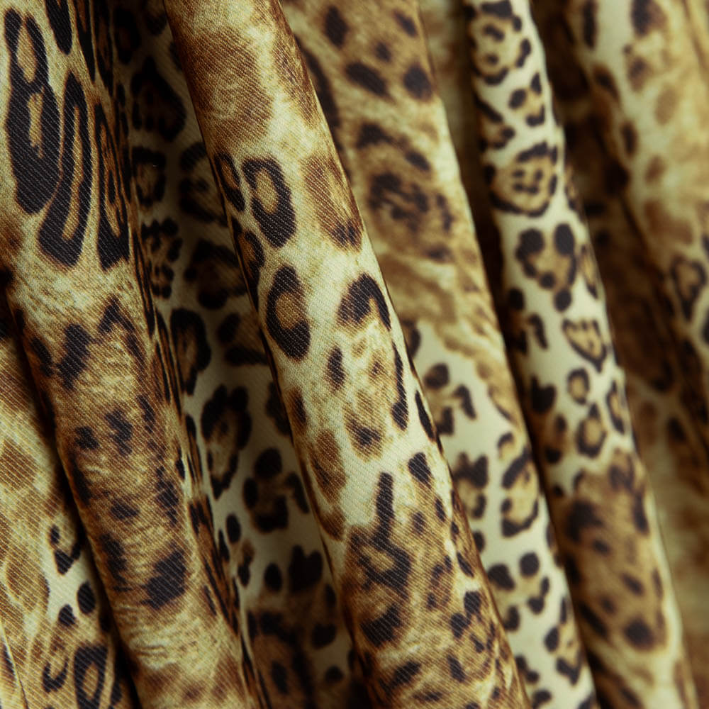 Crêpe Polyester Animal Années 90 - Ribes y Casals