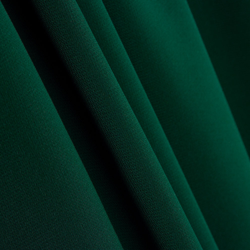 Offre Crêpe Polyester Vert Bouteille - Ribes y Casals