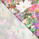 Crêpe Viscose Paysage Mauves - Ribes y Casals