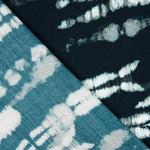 Retal Crep Viscosa Tie Dye Dark 75x140cm - Ribes y Casals