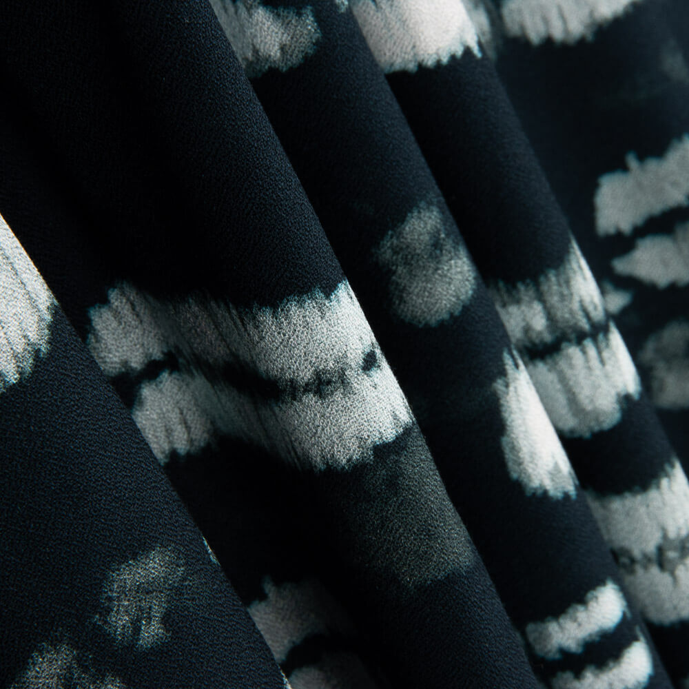 Retal Crep Viscosa Tie Dye Dark 75x140cm - Ribes y Casals