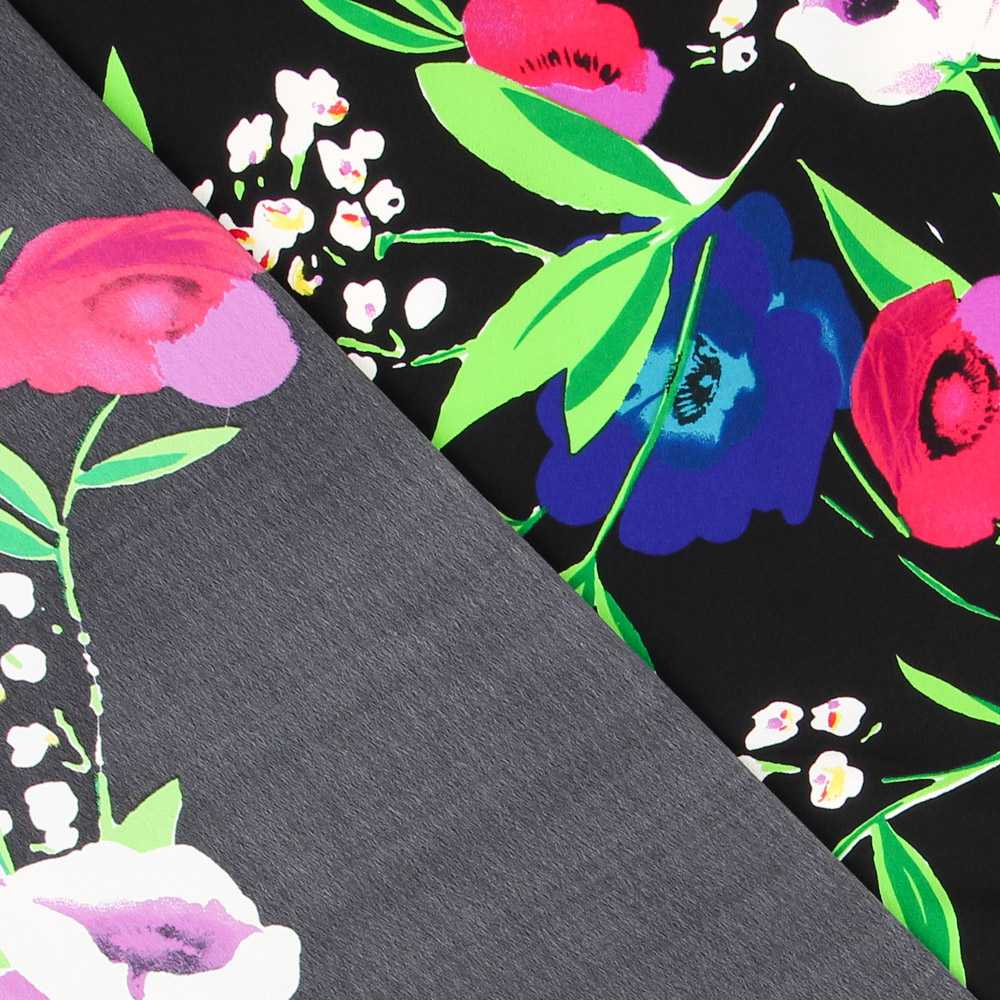 Crêpe Fleurs Guirlande Nuit - Ribes y Casals