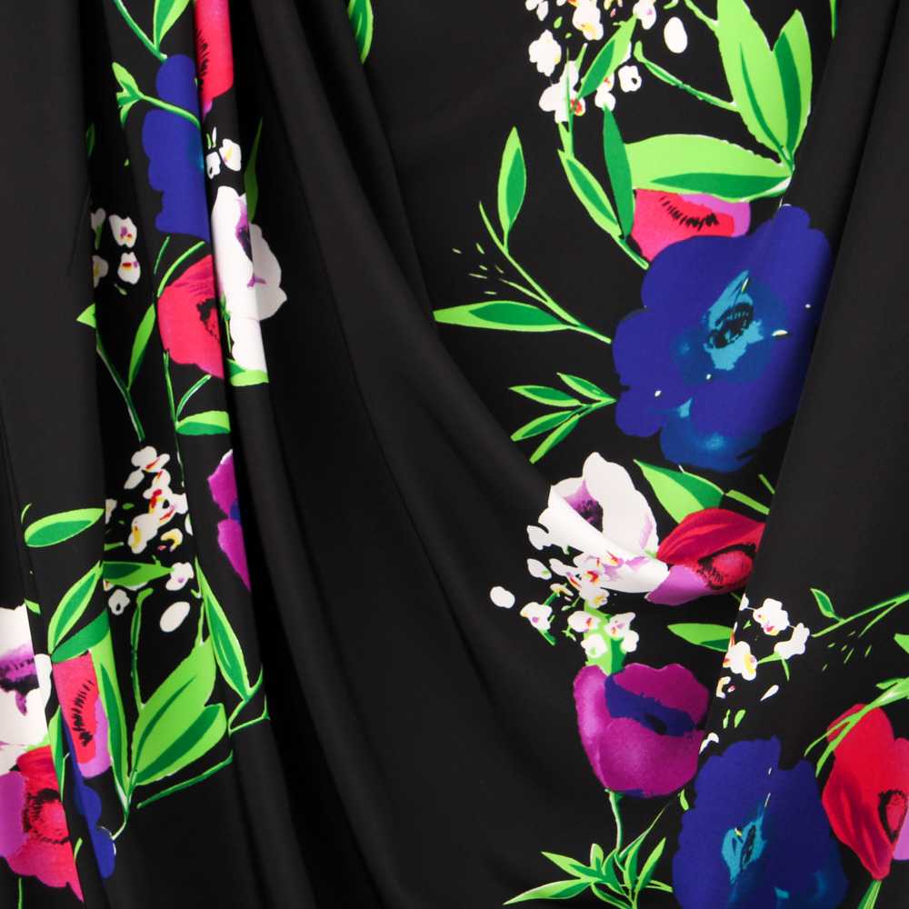 Crêpe Fleurs Guirlande Nuit - Ribes y Casals