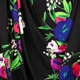 Crêpe Fleurs Guirlande Nuit - Ribes y Casals