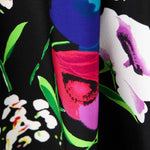 Crêpe Fleurs Guirlande Nuit - Ribes y Casals