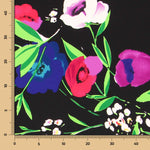 Crêpe Fleurs Guirlande Nuit - Ribes y Casals