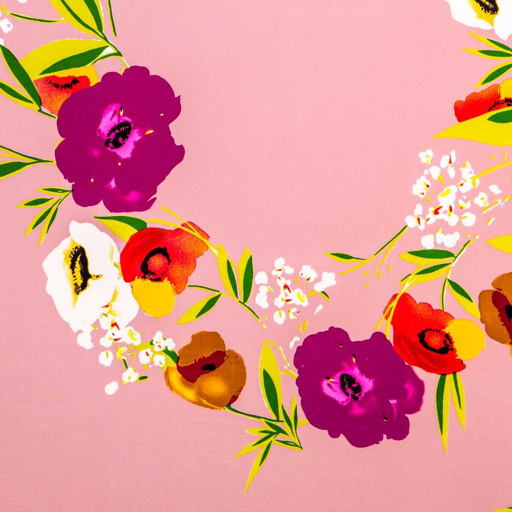 Crêpe Fleurs Guirlande Chair - Ribes y Casals